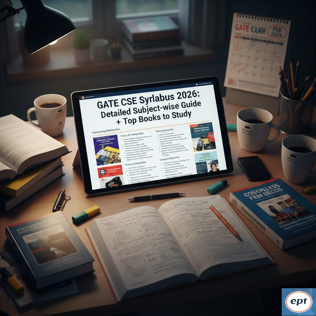 GATE CSE Syllabus 2026: Detailed Subject-wise Guide + Top Books to Study