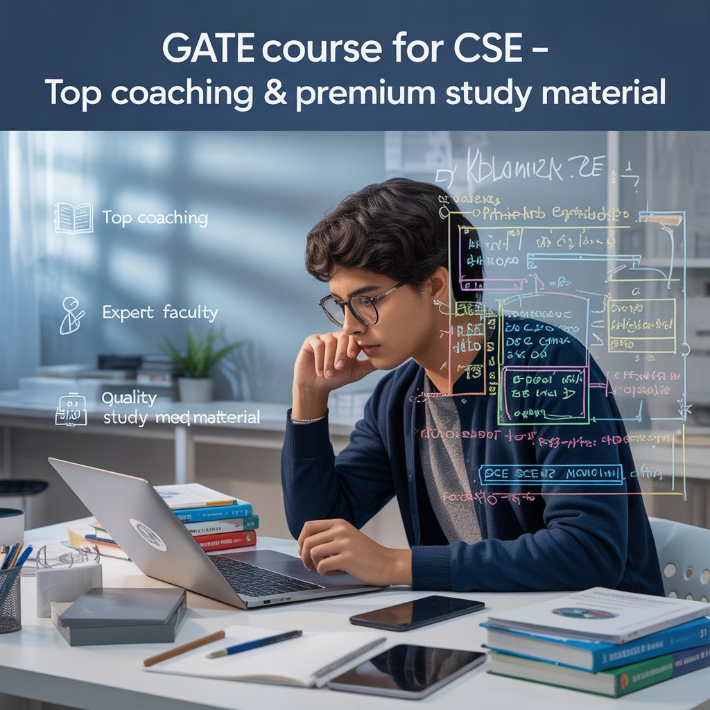 GATE Course for CSE & Top Coaching & Study Material